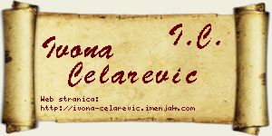 Ivona Čelarević vizit kartica